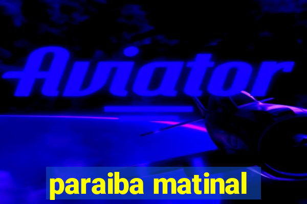 paraiba matinal